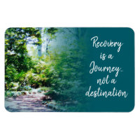 recovery is a journey magnet 25