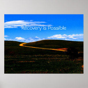 Recovery is Possible poster/Motivational II Poster