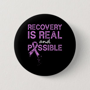 Recovery Is Real And Possible End Addiction Overco 6 Cm Round Badge