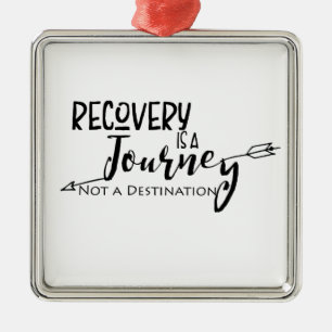Recovery Journey Arrow Metal Tree Decoration