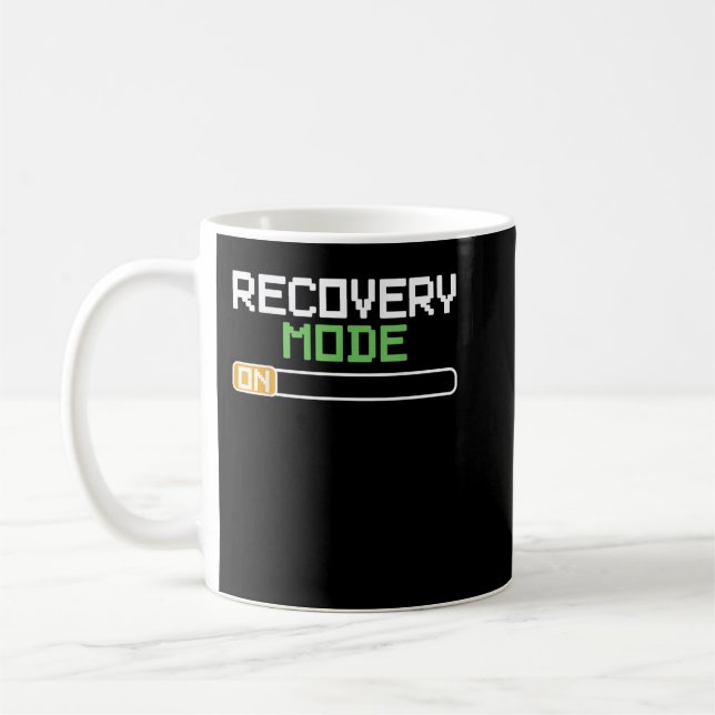 Recovery Mode On Get Well Gifts Funny Injurys Coffee Mug (Left)