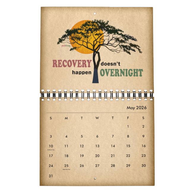 Recovery Quotes, Inspirational Slogans, 12 Steps Calendar (May 2026)