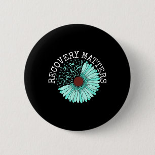 Recovery S Drug Alcohol Awareness Addiction Ribbon 6 Cm Round Badge