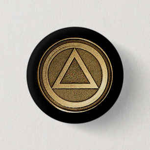 Recovery Sobriety Sober Button Pin