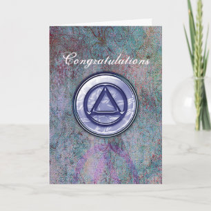 Recovery Sobriety Sober Congratulations Card
