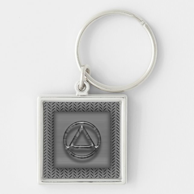 Recovery Sobriety Sober Keychain (Key Chain) (Front)
