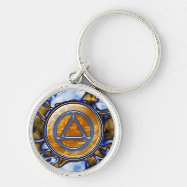 Recovery Sobriety Sober Keychain (Key Chain) (Front)