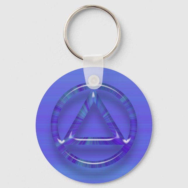 Recovery Sobriety Sober Keychain (Key Chain) (Front)