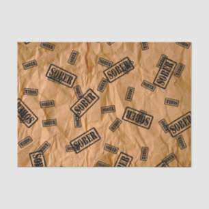 Recovery Sobriety Sober Tissue Paper