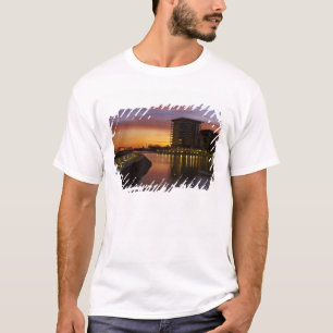 Recreation Lagoon and apartments at sunset T-Shirt