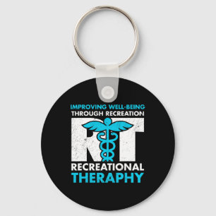 Recreation Recreational Therapy Month Key Ring