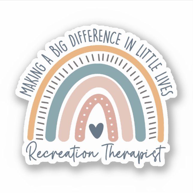 Recreation Therapist Rainbow, Recreational Therapy (Front)