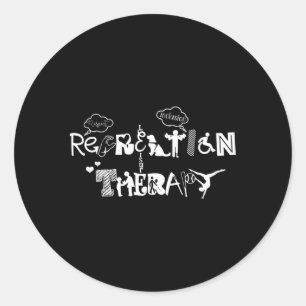 Recreation Therapy Proud Recreational Therapist Rt Classic Round Sticker