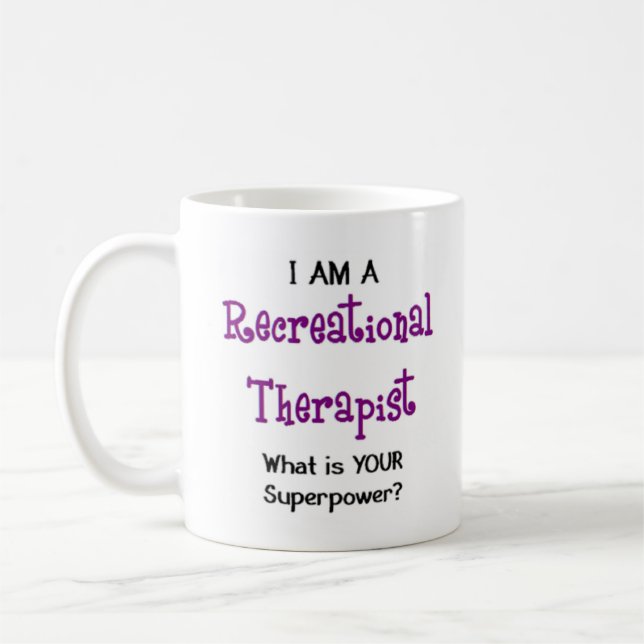 recreational therapist coffee mug (Left)