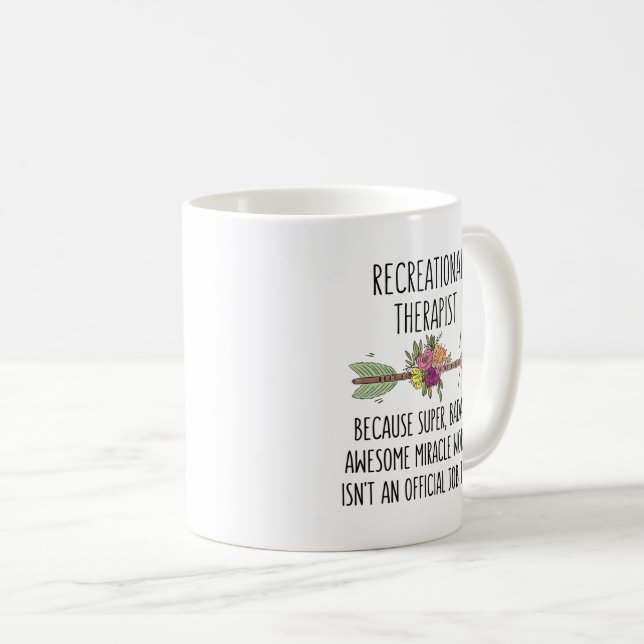 Recreational Therapist CTRS Gift Idea Mug (Front Right)