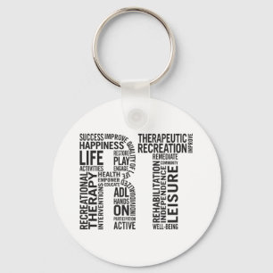 Recreational Therapy RT Key Ring