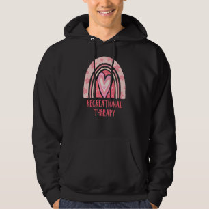 Recreational Therapy Valentine's Day Rainbow Rt Th Hoodie