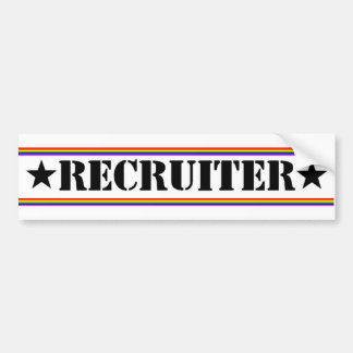 Recruiter Bumper Sticker