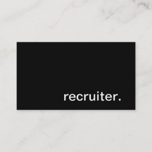 Recruiter Business Card