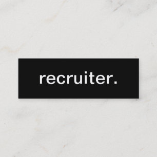 Recruiter Business Card