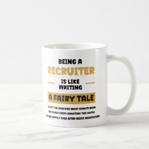 Recruiter Coffee Mug – Funny Gift for HR & Hiring