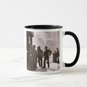 Recruiting Sergeants at Westminster, 1876-77 (wood Mug