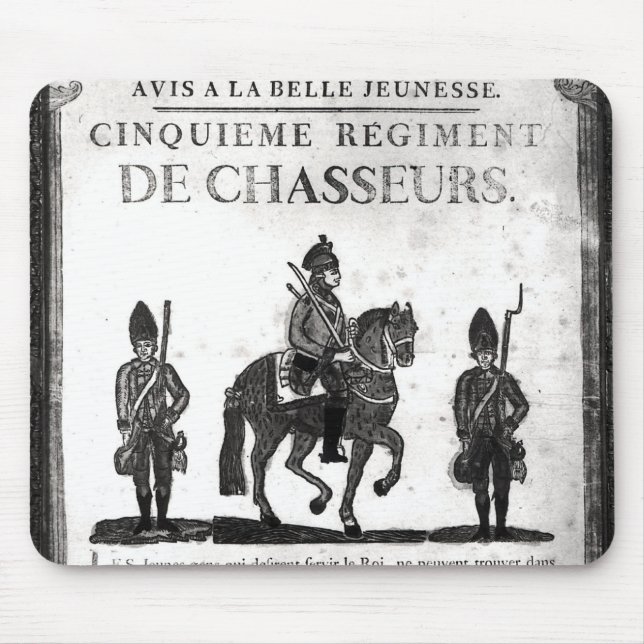 Recruitment poster for the Fifth Regiment Mouse Mat (Front)