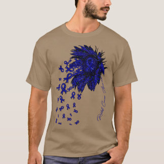 Rectal Awareness Sunflower ribbon flowers fall T-Shirt