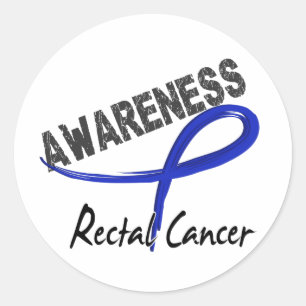 Rectal Cancer Awareness 3 Classic Round Sticker
