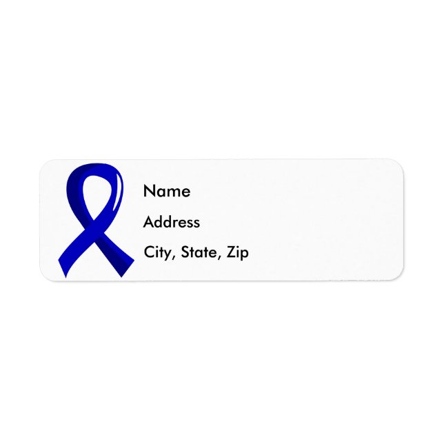 Rectal Cancer Blue Ribbon 3 (Front)