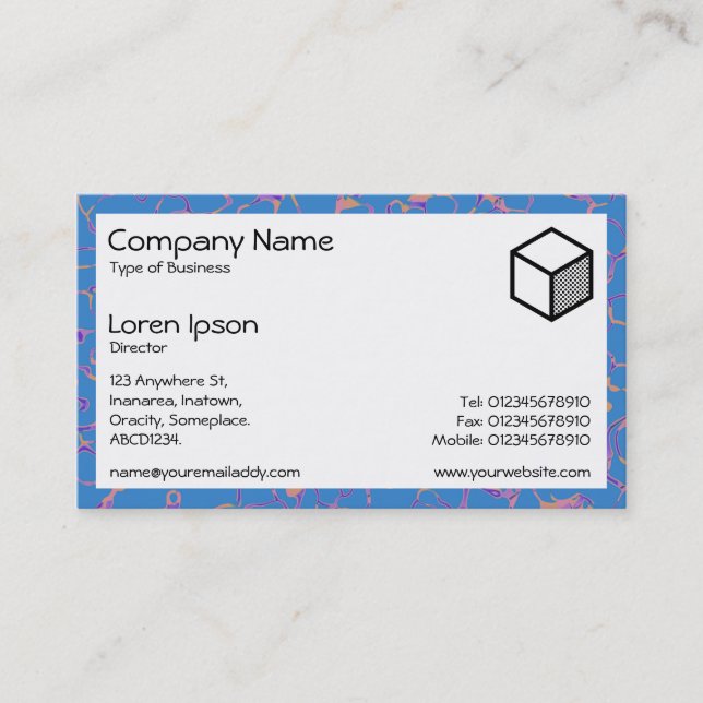 Rectangle - Abstract 080716(1) Business Card (Front)