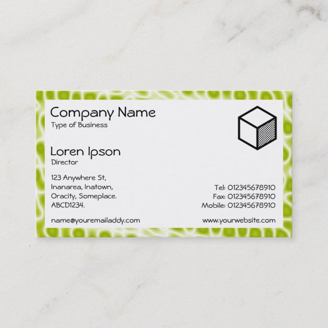 Rectangle - Abstract 080716(8) Business Card (Front)
