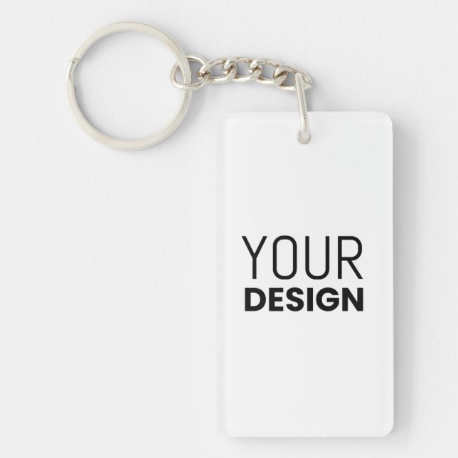 Rectangle Acrylic Keychain (Front)