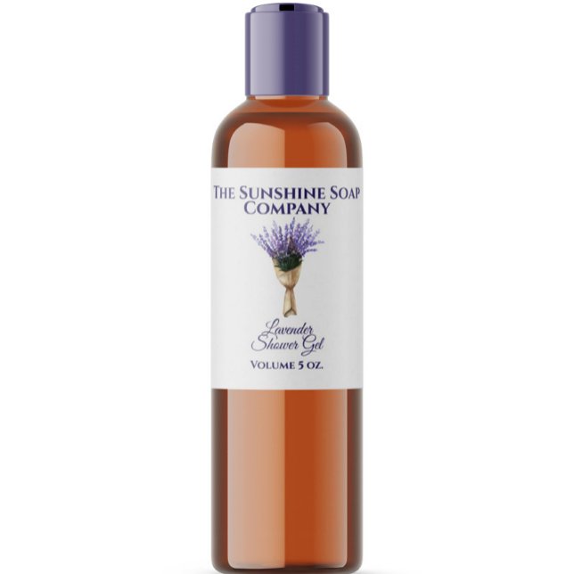 Rectangle Bath and Body Product Label - lavender (Creator Uploaded)