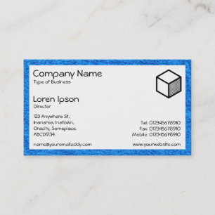 Rectangle - Blue Carpet Business Card