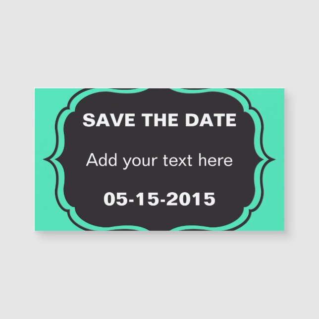 Rectangle Button vintage black + your back & idea (Front)