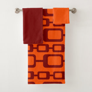 Rectangle Chains Bath Towel Set