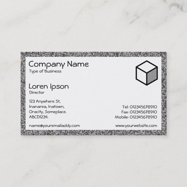 Rectangle - Lite Granite Business Card (Front)
