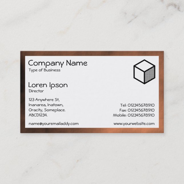 Rectangle - Martian Dust Storm Business Card (Front)