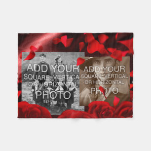 Rectangle or Instagram 2-Photo Custom Fleece