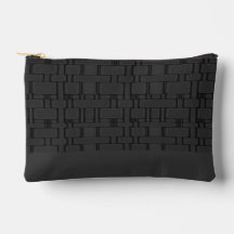 Rectangle Pattern Neutral Charcoal