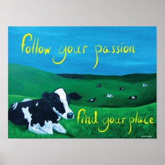 Rectangle poster (Follow your passion)