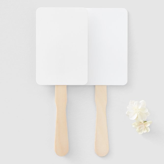 Rectangle Program Fan (Front and Back)