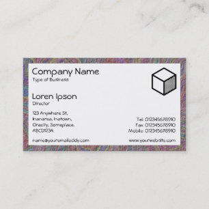 Rectangle - Psychedelic Rock Business Card