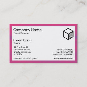 Rectangle - Red Clouds Business Card