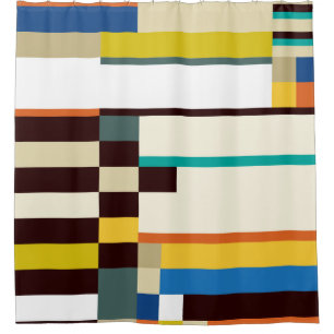 Rectangle Shapes Shower Curtain