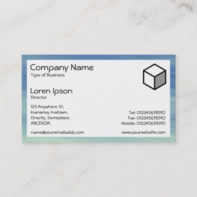 Rectangle - Sky Trails Business Card (Front)
