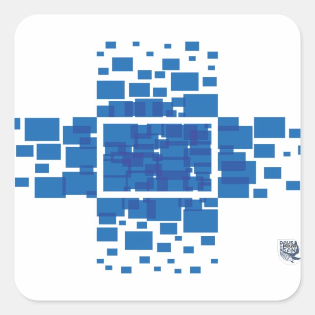 Rectangle Square Sticker (Front)