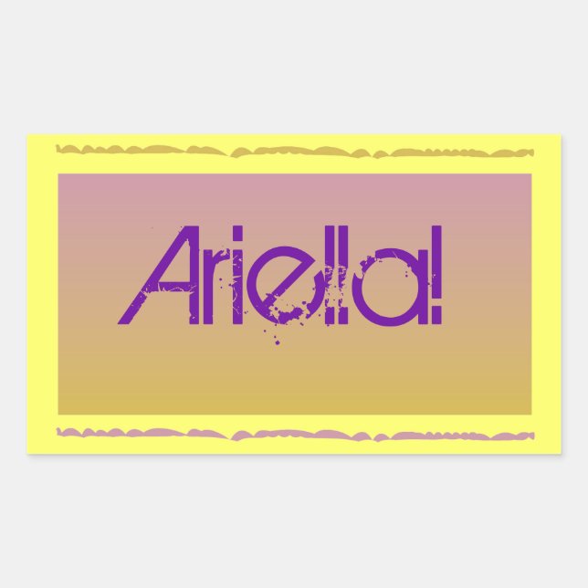 Rectangle Sticker (Front)