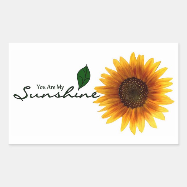 Rectangle Stickers - You Are My Sunshine (Front)